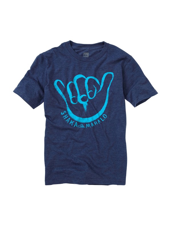quiksilver, Boys 8-16 Shaka Loca T-Shirt, TWILIGHT HEATHER (bsah) 0 Boys 8-16 Shaka Loca T-Shirt AQBZT00431 Quiksilver
