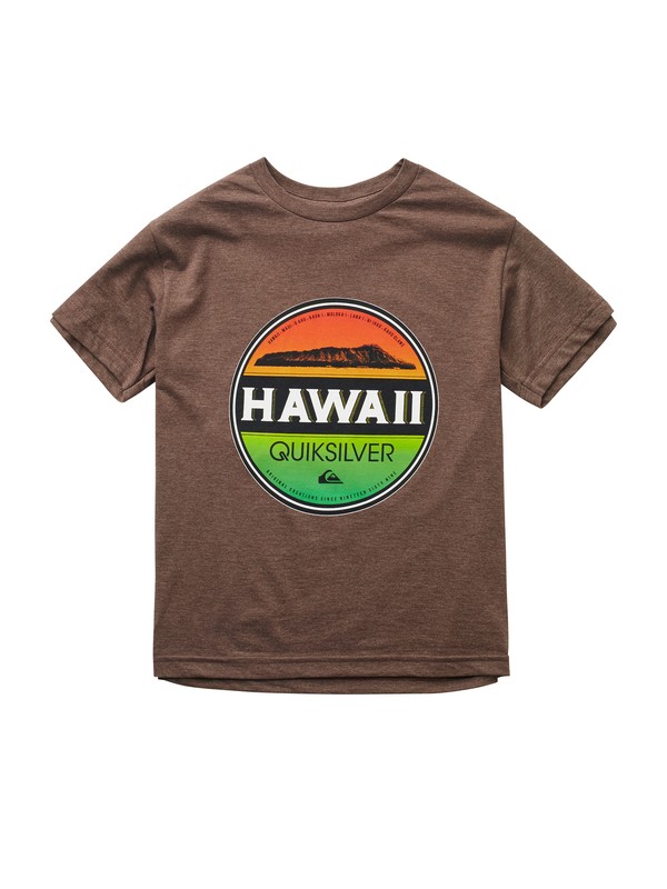 quiksilver, Style By T-shirt, CHOCOLATE HEATHER (ctkh) 0 Style By T-shirt AQBZT00577 Quiksilver