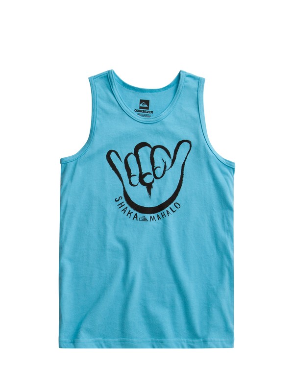 quiksilver, Shaka Loca T-Shirt, LAGOON (bhr0) 0 Shaka Loca T-Shirt AQBZT00592 Quiksilver