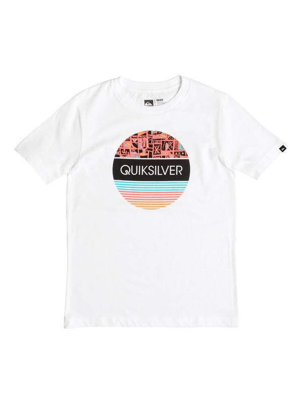 quiksilver, Boys 8-16 Color Wheel T-Shirt, WHITE (wbb0) 0 Boys 8-16 Color Wheel T-Shirt AQBZT03121 Quiksilver