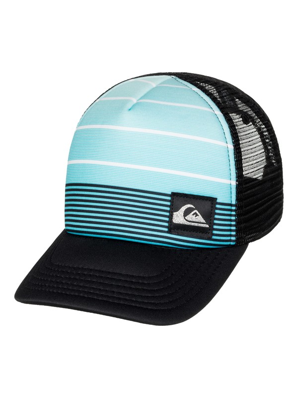 quiksilver, Baby Stripe Play Hat, SCUBA BLUE (blj0) 0 Baby Stripe Play Hat AQIHA03046 Quiksilver