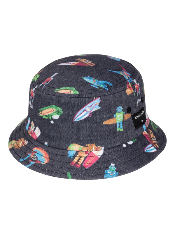 quiksilver, Lazers - Cappello da pescatore, BLACK SUBMARIN (kvj8) 0 Lazers - Cappello da pescatore AQIHA03050 Quiksilver
