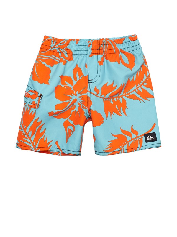 quiksilver, Baby Shrimp Truck Volleys, LAGOON (bhr6) 0 Baby Shrimp Truck Volleys AQIJV00031 Quiksilver