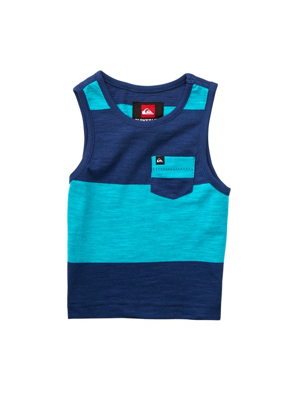 quiksilver, Baby Block Point Tank Top, WASHED NAVY (brq3) 0 Baby Block Point Tank Top AQIKT00042 Quiksilver