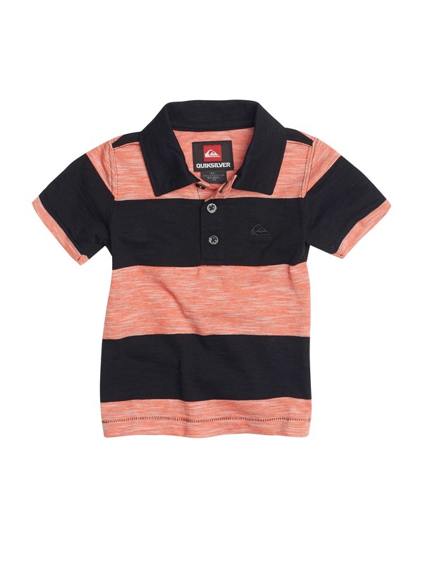 quiksilver, Baby On Point Polo Shirt, BLACK (kvj3) 0 Baby On Point Polo Shirt AQIKT00048 Quiksilver