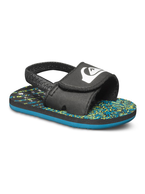 quiksilver, Baby Molokai Sandals, BLACK/BLUE/GREEN (xkbg) 0 Baby Molokai Sandals AQIL100002 Quiksilver