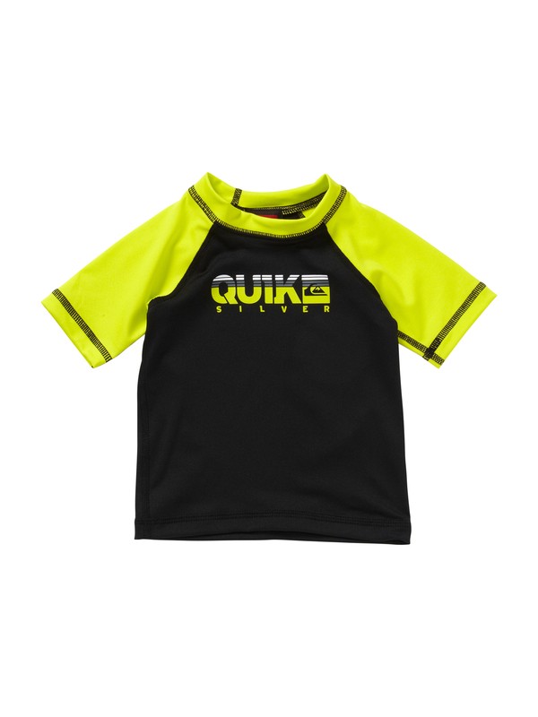 quiksilver, Baby Extra Extra SS Rashguard, GRAPHITE/GREEN (xkkg) 0 Baby Extra Extra SS Rashguard AQIWR00004 Quiksilver