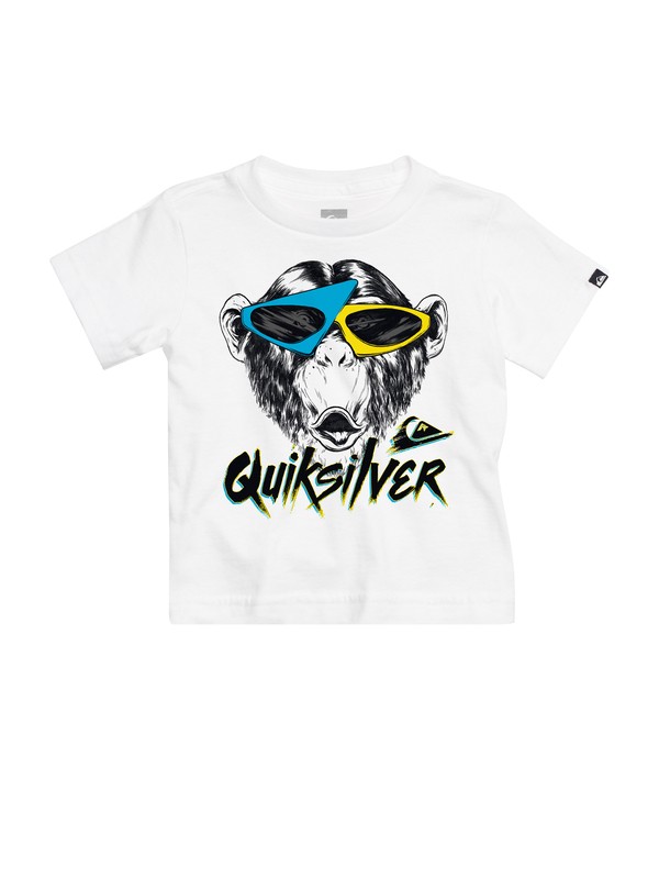 quiksilver, Baby Monkey Biz T-shirt, LIME GREEN (gjz0) 0 Baby Monkey Biz T-shirt AQIZT00081 Quiksilver
