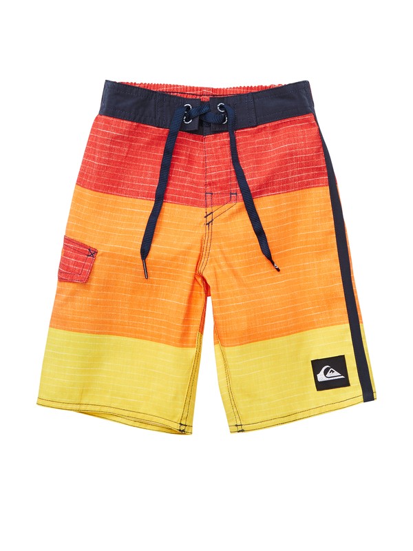 quiksilver, Boys 2-7 Sliced Boardshorts, SUNSET (yjz3) 0 Boys 2-7 Sliced Boardshorts AQKBS00086 Quiksilver