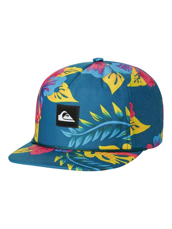 quiksilver, Boys 2-7 Hawaiiana Hat, MOROCCAN BLUE (bsg0) 0 Boys 2-7 Hawaiiana Hat AQKHA03006 Quiksilver