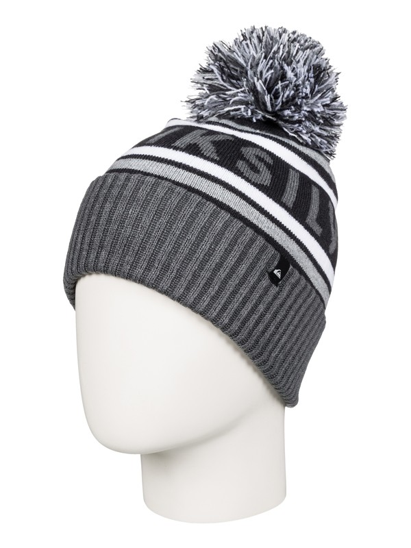 quiksilver, Spillage - Bonnet à pompon, BLACK (kvj0) 0 Spillage - Bonnet à pompon Noir AQKHA03125 Quiksilver