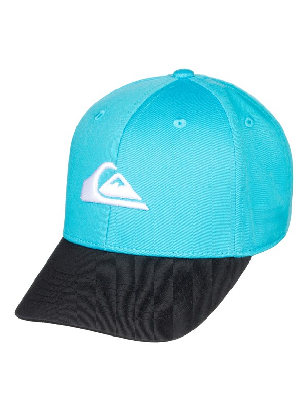 quiksilver, Boy's 2-7 Decades Snapback Hat, CYAN BLUE (bkv0) 0 Boy's 2-7 Decades Snapback Hat Blue AQKHA03151 Quiksilver