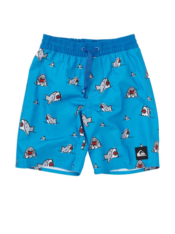 quiksilver, Boys 2-7 Sharkbait Volley Boardshorts, CYAN (bmj6) 0 Boys 2-7 Sharkbait Volley Boardshorts AQKJV00031 Quiksilver