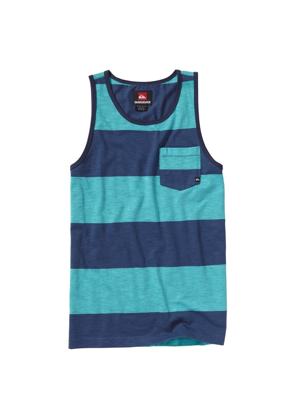 quiksilver, Boys 2-7 Block Point Tank Top, WASHED NAVY (brq3) 0 Boys 2-7 Block Point Tank Top AQKKT00041 Quiksilver