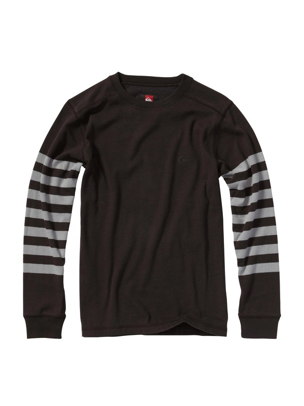 quiksilver, Boys 2-7 Snit Lite Long Sleeve Shirt, VINTAGE BLACK (ktf3) 0 Boys 2-7 Snit Lite Long Sleeve Shirt AQKKT00050 Quiksilver
