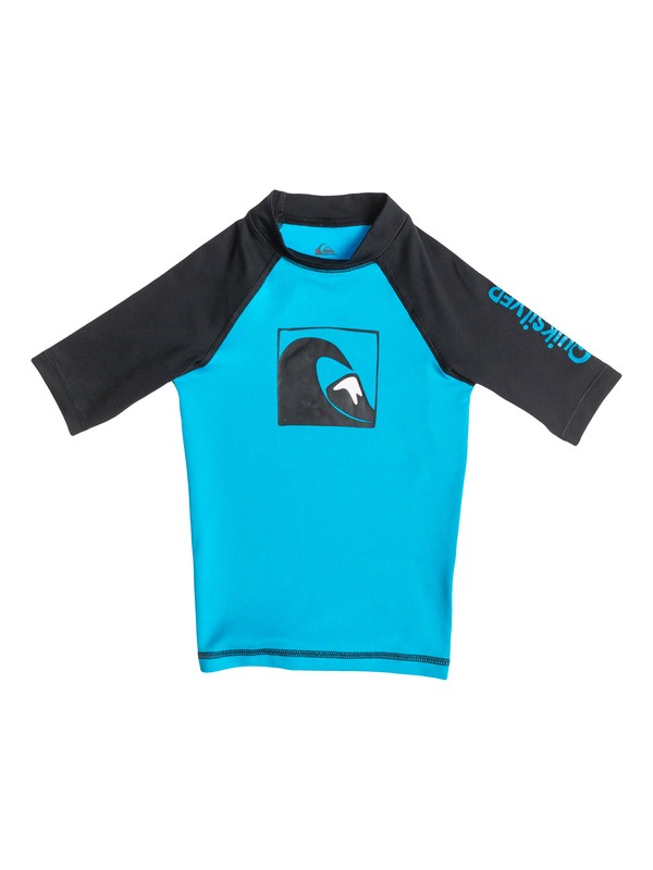 quiksilver, Main Peak Short Sleeve - Lycra manches courtes, HAWAIIAN OCEAN/BLACK (xbbk) 0 Main Peak Short Sleeve - Lycra manches courtes AQKWR03001 Quiksilver