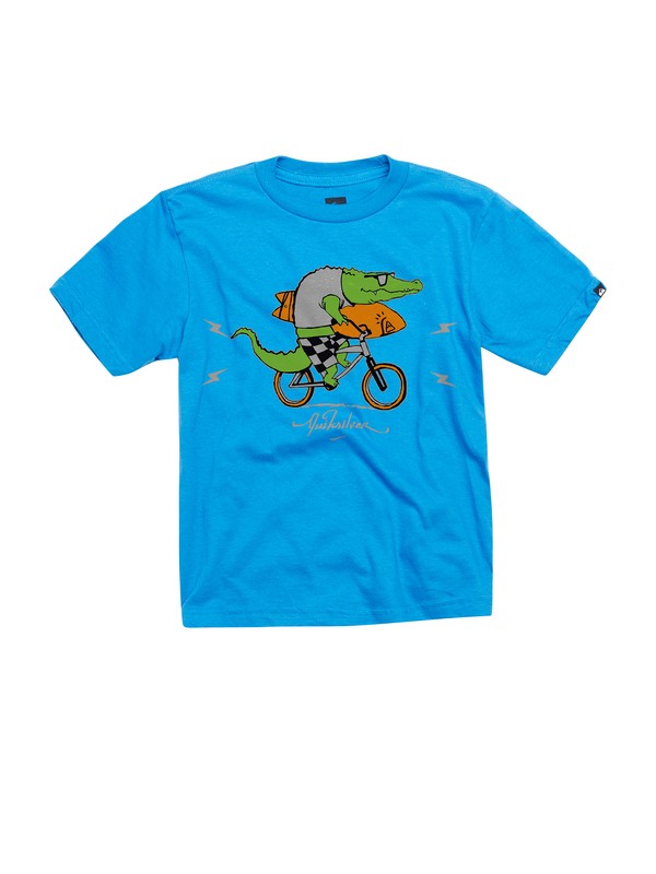 quiksilver, Boys 2-7 Later Gator T-Shirt, SNORKEL (bqc0) 0 Boys 2-7 Later Gator T-Shirt AQKZT00228 Quiksilver