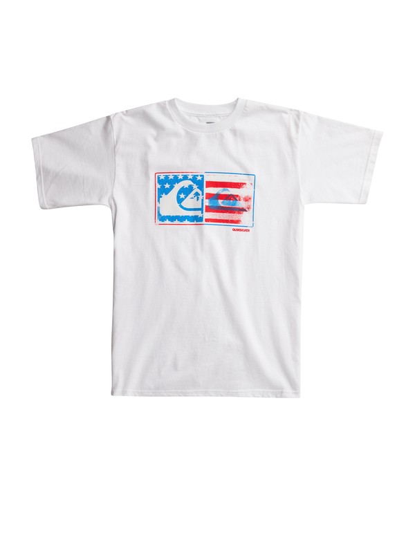 quiksilver, Boys 2-7 After Hours T-Shirt, WHITE (wbb0) 0 Boys 2-7 After Hours T-Shirt AQKZT00355 Quiksilver