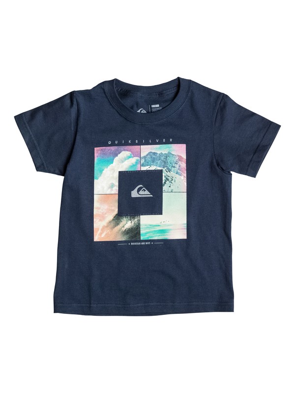 quiksilver, Boys 4-7 Quad T-Shirt, NAVY BLAZER (byj0) 0 Boys 4-7 Quad T-Shirt AQKZT03045 Quiksilver