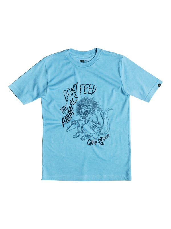 quiksilver, Boy's 8-16 Baboon Trouble Tee, NIAGARA HEATHER (bkth) 0 Boy's 8-16 Baboon Trouble Tee AQKZT03125 Quiksilver
