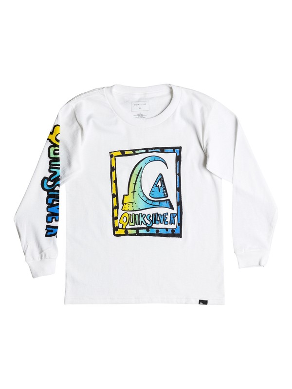 Logoalolo - Long Sleeve T-shirt AQKZT03218 0 Boy's 2-7 Logoalolo Long Sleeve Tee AQKZT03218 Quiksilver