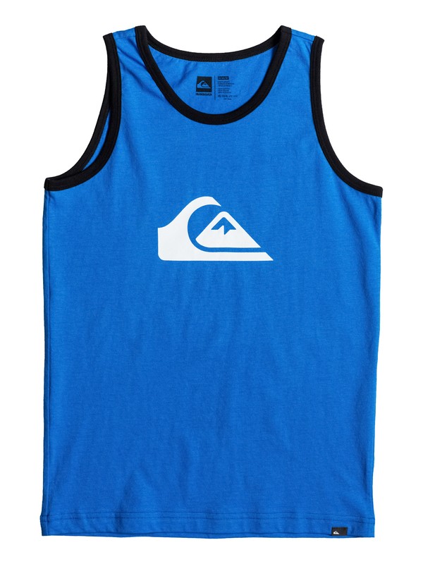 quiksilver, Boy's 2-7 MW Logo Tank, IMPERIAL BLUE (brc0) 0 Boy's 2-7 MW Logo Tank AQKZT03234 Quiksilver