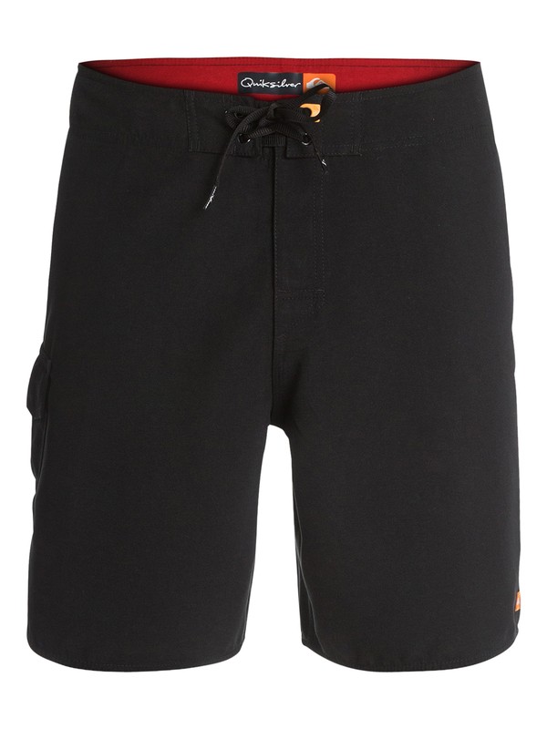 quiksilver, Mens Rocky 18" Boardshorts, BLACK (kvj0) 0 Mens Rocky 18" Boardshorts Black AQMBS03011 Quiksilver