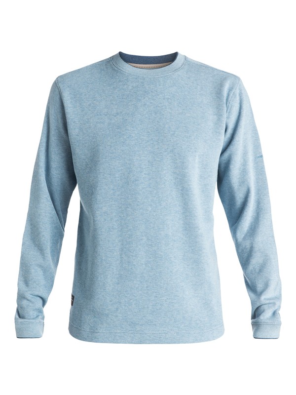 quiksilver, Men's Rock Lagoon Pullover Sweatshirt, NIAGARA (bkt0) 0 Men's Rock Lagoon Pullover Sweatshirt Blue AQMFT03000 Quiksilver