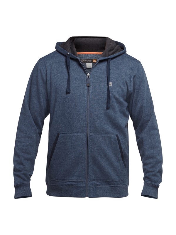 quiksilver, Men's Campbell Beach Zip Hoodie, MIDNIGHT BLUE (bsl0) 0 Men's Campbell Beach Zip Hoodie AQMFT03008 Quiksilver