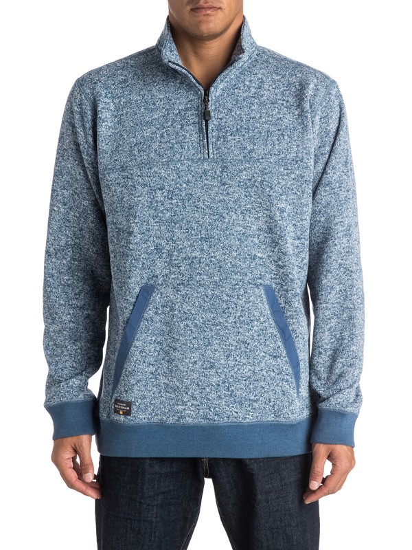 quiksilver, Waterman Mormont Pullover Sweater, ENSIGN BLUE (brd0) 0 Waterman Mormont Pullover Sweater Blue AQMFT03024 Quiksilver