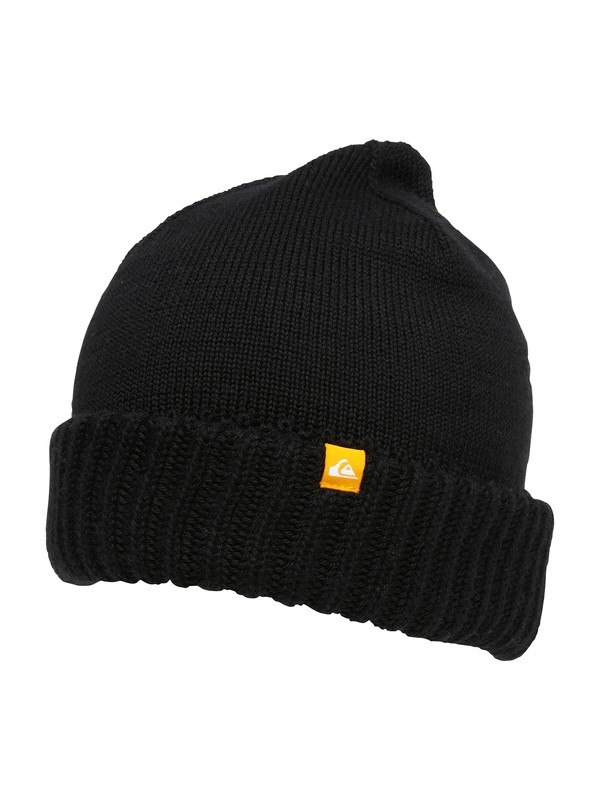 quiksilver, Men's Cozy Beanie, BLACK (kvj0) 0 Men's Cozy Beanie AQMHA00008 Quiksilver