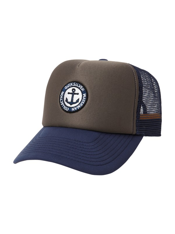 quiksilver, Men's Spek Trucker Hat, NIGHT (bsn0) 0 Men's Spek Trucker Hat AQMHA00014 Quiksilver