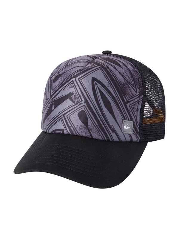 quiksilver, Men's Redmond Cove Trucker Hat, BLACK (kvj0) 0 Men's Redmond Cove Trucker Hat AQMHA03010 Quiksilver