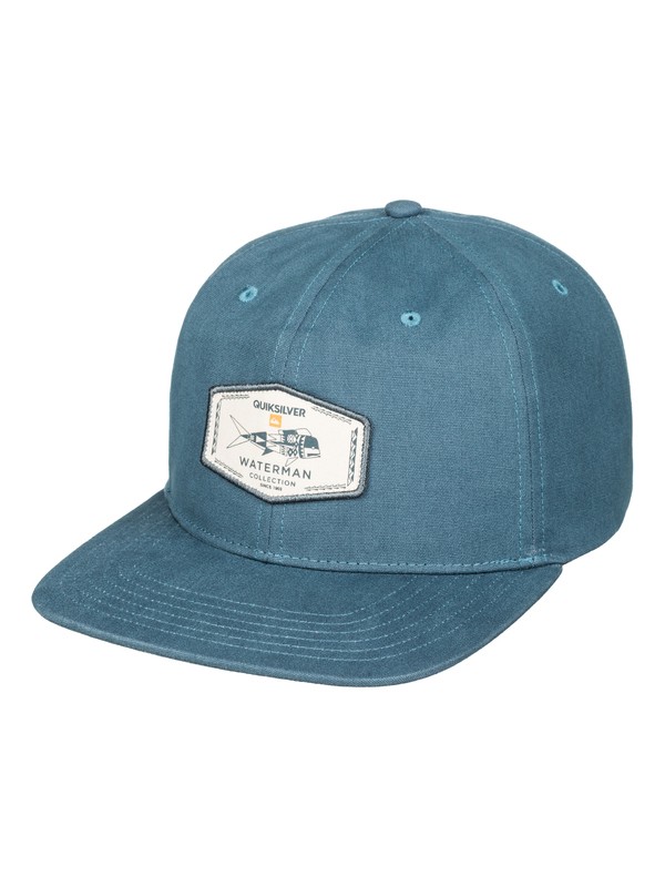 quiksilver, Men's Lurer Snapback Hat, DARK SLATE (krd0) 0 Men's Lurer Snapback Hat AQMHA03035 Quiksilver