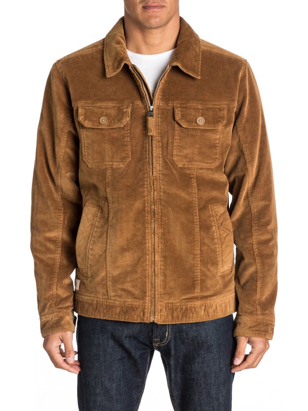 quiksilver, Waterman Santa Cruz - Corduroy Jacket, COCONUT (czk0) 0 Waterman Santa Cruz - Corduroy Jacket AQMJK03003 Quiksilver