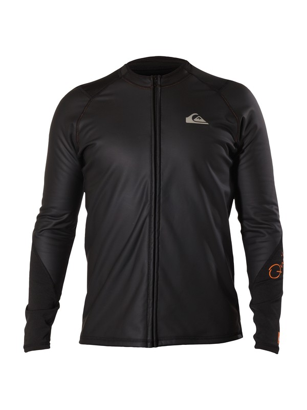 quiksilver, Men's Front Zip Paddle Jacket, BLACK (kvd0) 0 Men's Front Zip Paddle Jacket AQMJL00002 Quiksilver