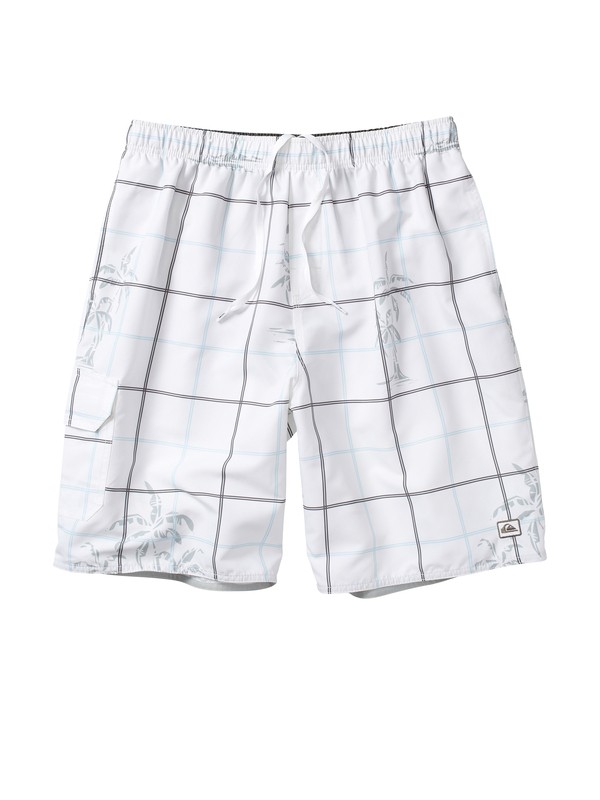 quiksilver, Men's Gridlock Volley Boardshorts, WHITE (wht) 0 Men's Gridlock Volley Boardshorts AQMJV00008 Quiksilver