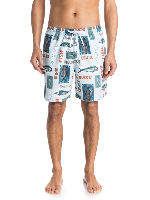 quiksilver, Men's Seven Seas Volley Boardshorts, PLEIN AIR (bzl0) 0 Men's Seven Seas Volley Boardshorts AQMJV03033 Quiksilver