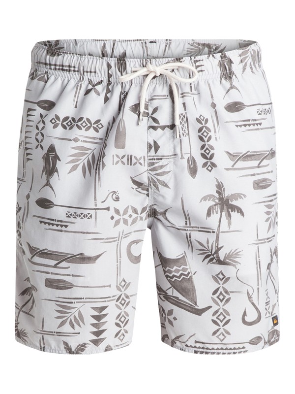 quiksilver, Waterman Ranger 18" Volley Boardshorts, HIGHRISE (sgr0) 0 Waterman Ranger 18" Volley Boardshorts Grey AQMJV03052 Quiksilver