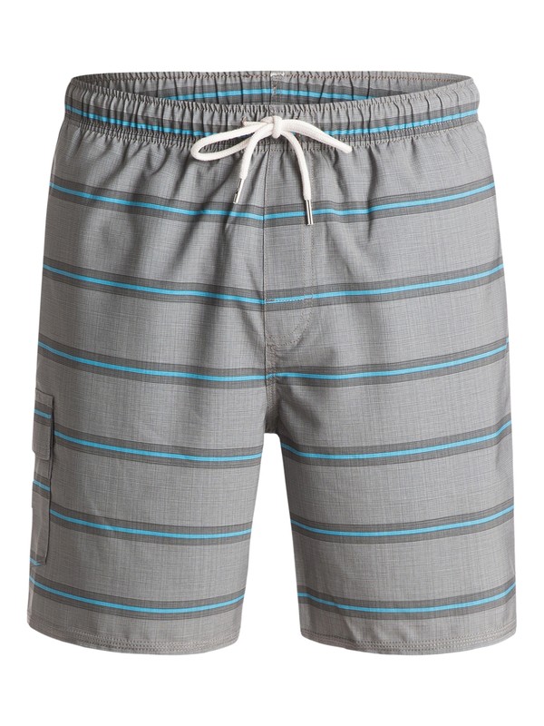 quiksilver, Waterman Parker 18" Volley Boardshorts, MOON MIST (sma0) 0 Waterman Parker 18" Volley Boardshorts Grey AQMJV03054 Quiksilver