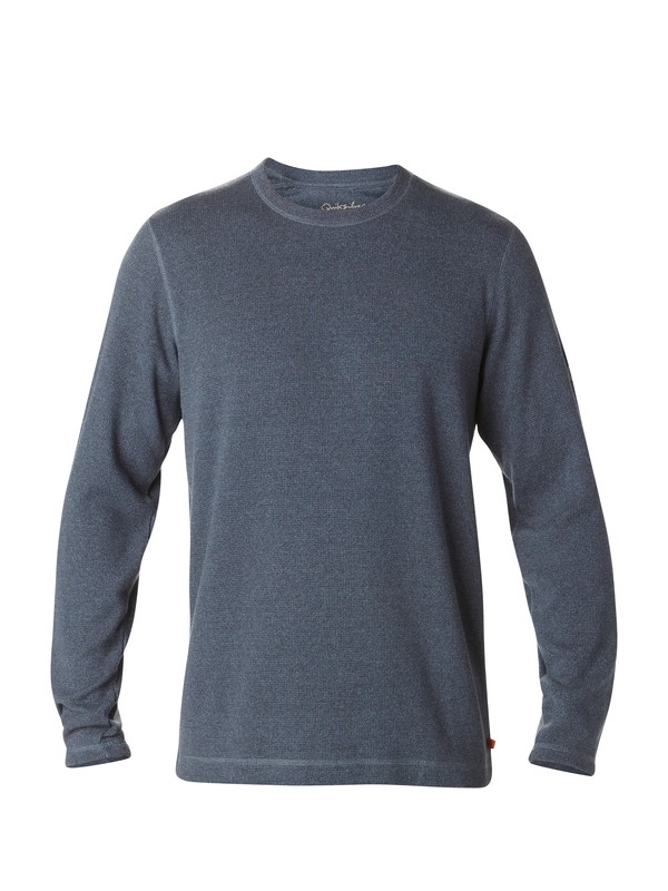quiksilver, Men's Cape May Long Sleeve Thermal, MIDNIGHT BLUE (bsl0) 0 Men's Cape May Long Sleeve Thermal AQMKT03004 Quiksilver