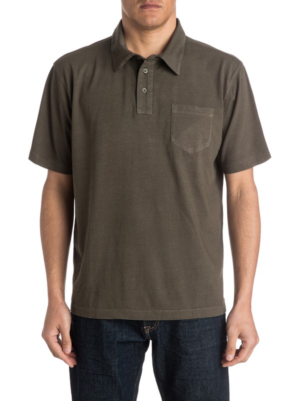 quiksilver, Waterman Strolo Polo Shirt, GRAPE LEAF (cre0) 0 Waterman Strolo Polo Shirt AQMKT03023 Quiksilver