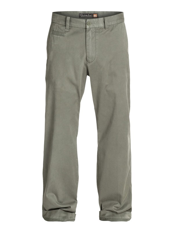 quiksilver, Men's Brizzie Long Chino Pants, GRAPE LEAF (cre0) 0 Men's Brizzie Long Chino Pants AQMNP03009 Quiksilver