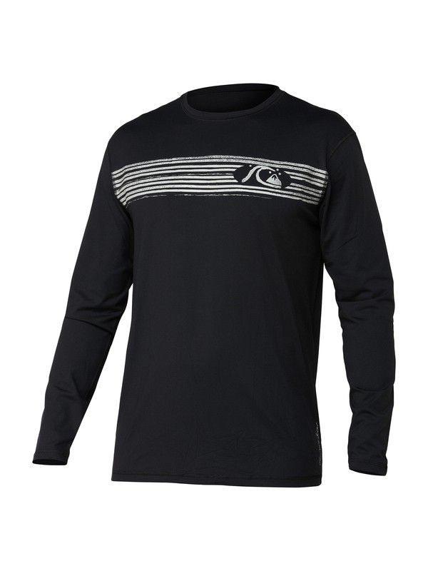 quiksilver, Off The Wall 2 LS Surf Shirt, BLACK (kvd0) 0 Off The Wall 2 LS Surf Shirt AQMWR00018 Quiksilver