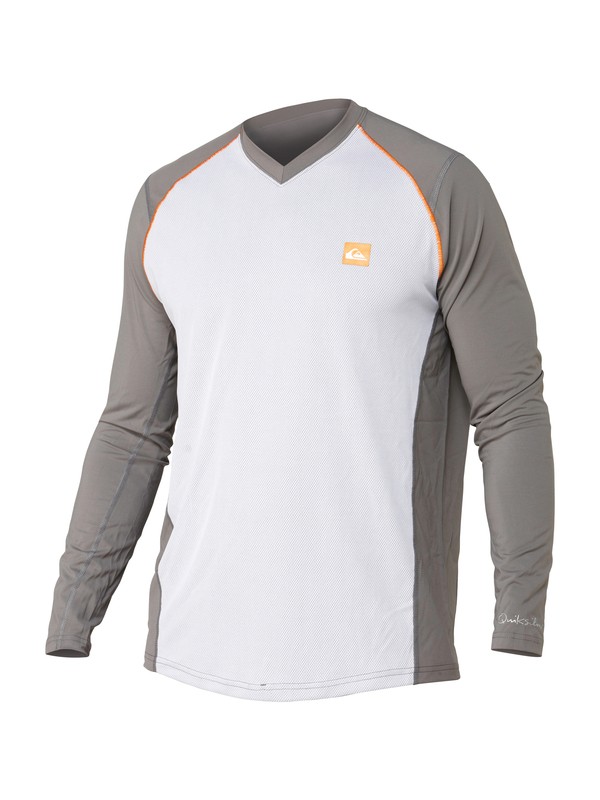 quiksilver, Koloa LS Surf Shirt, WHITE/METAL (xwwk) 0 Koloa LS Surf Shirt AQMWR00025 Quiksilver