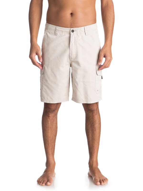 quiksilver, Waterman Maldive Chino Shorts, RAINY DAY (sew0) 0 Waterman Maldive Chino Shorts Grey AQMWS03043 Quiksilver