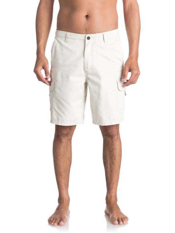 quiksilver, Waterman Maldive 20" - Cargo Shorts, PRISTINE (wcb0) 0 Waterman Maldive 20" - Cargo Shorts White AQMWS03043 Quiksilver