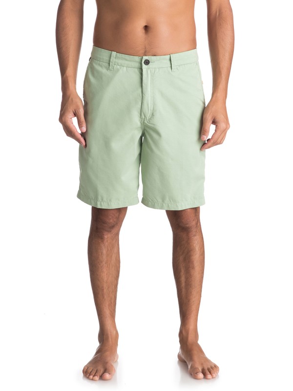 quiksilver, Waterman Maldive 20" - Chino Shorts, RESEDA (gfy0) 0 Waterman Maldive 20" - Chino Shorts Green AQMWS03058 Quiksilver