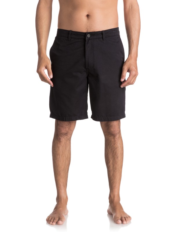 quiksilver, Waterman Maldive 20" - Chino Shorts, BLACK (kvj0) 0 Waterman Maldive 20" - Chino Shorts Black AQMWS03058 Quiksilver