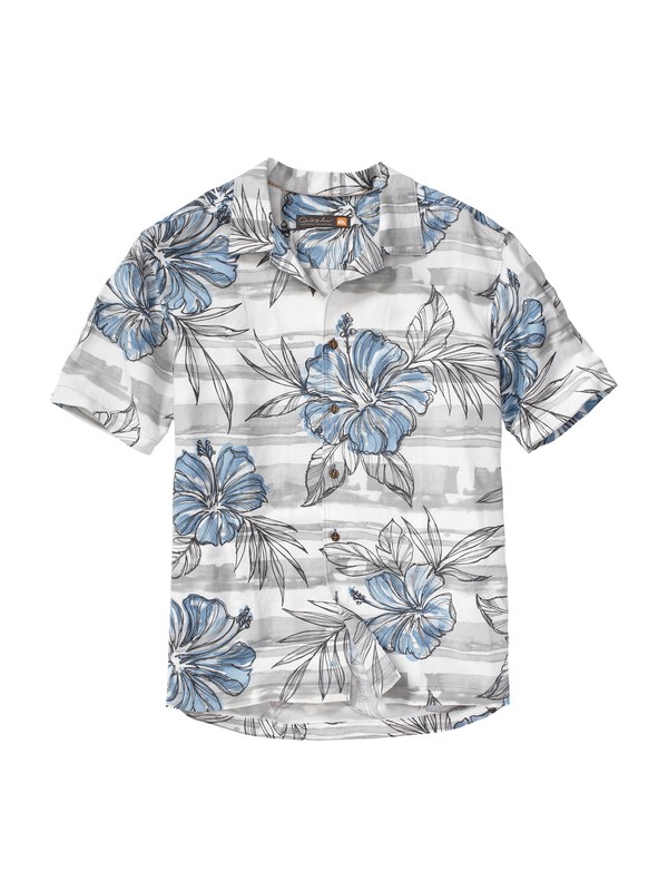 quiksilver, Men's Aviones Short Sleeve Shirt, ATOLL BLUE (bhc0) 0 Men's Aviones Short Sleeve Shirt AQMWT00048 Quiksilver